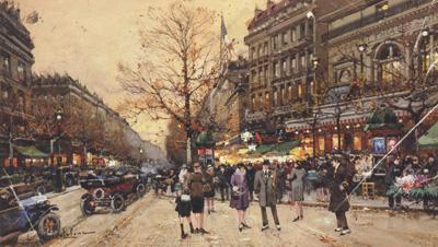 Eugene Galien-Laloue La theatre du gymnase (mk21)